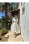 Basen Covering Bow Flared Dress That Shows Thin Waist - 5