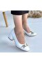 Lucky White Classic Heeled Shoes - 4