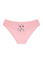 Girls' Cotton Lycra Panties - Colorful Comfortable Flexible Underwear 3-Pack 6743 - 2