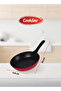 Forged Aluminum Nonstick Fry Pan with Induction Bottom , 24cm, With Red Exterior - 2