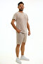 Flamen Short Sleeve Shorts Set with Top Pocket - 4