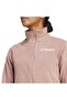 Multi Essentials Women's Pink Stand Collar Fleece - 4