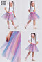 Printed Rainbow April 23 Fluffy Show Birthday Party Skirt - 3