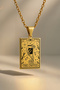 The Coffee Skeleton - Coffee Tarot Card |   316L Steel Necklace