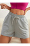 Women's Gray Shorts Plus Size Oversized Sweatpants Sports Casual Wear Quality Stylish Appearance Yus - 5