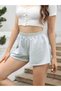 Women's Gray Shorts Plus Size Oversized Sweatpants Sports Casual Wear Quality Stylish Appearance Yus - 4