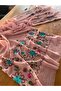 Pink Floral Natural Imported Shawl 1606096 - 3