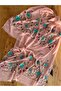 Pink Floral Natural Imported Shawl 1606096 - 2