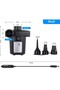 220V Sea Bed Boat Simit Air Pump with Cigarette Lighter Input, Inflating Vacuuming Compressor - 5