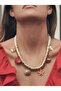 Zr Model Rope Rope Charm Necklace - 4