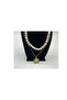 Stone Necklace and Gold Chain ​​Multiple Necklace with Flower Figure - 3
