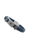 Genuine Iguana Skin Men's Bracelet with Zircon Stone - 4