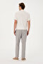 Men's Carrot Fit Blue Canvas Trousers 50300438-Vr036 - 4
