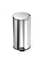20L Matte Finish Step Trash Can–Quiet-Close Lid, Fingerprint-Proof Stainless Steel For Kitchen