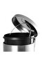 12L Premium stainless steel step trash can with removable bin, pedal operation, skid-resistant base - 4