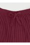 3-Piece Breathable Fabric Ribbon Waist Detailed Printed Pocketless Women's Pajama Bottoms - 7