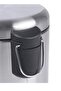 20L Matte Finish Step Trash Can–Quiet-Close Lid, Fingerprint-Proof Stainless Steel For Kitchen - 3