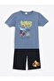 Crew Neck Men's Shorts Pajama Set (S5)