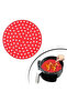 Bx Colorful Heat Resistant Washable Silicone Oven and Airfryer Round Baking Mat 20 cm