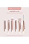 Luxe Exquisite Eye Makeup Brush Kit, For Eyeshadow, Eyeliner, & Brow Makeup, Professional - 4