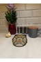 Gold 6-Piece Coasters (9X9 cm) (Protection Boxed) - 3