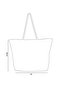 Digital Printed Large Size Lined Rope Strap Women's Sports Beach Bag // 5086 - 5