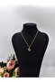 Gold Color Minimal Swan Design Steel Necklace - 4