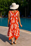 Asymmetrical Cut Strap Viscon Women's Summer Dress - 4