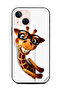 غطاء حماية لهاتف Apple iPhone 13 Mini بتصميم زرافة لطيفة