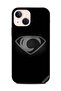 غطاء حماية لهاتف Apple iPhone 13 Mini أبجدي أبيض وأسود C