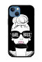 غطاء حماية لهاتف Apple iPhone 13 Girl Boss B&W