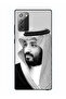 غطاء حماية لهاتف سامسونج جالكسي نوت 20 صورة محمد بن سلمان بالأبيض والأسود