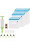 Sous Vide Bags 30 Reusable Vacuum Food Storage Bags 3 Sizes Sous Vide Bag Kit with 1 Hand Pu - 2