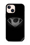 غطاء حماية لهاتف Apple iPhone 13 Mini أبجدي أبيض وأسود U