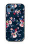 غطاء حماية لهاتف Apple iPhone 13 - زهور مرسومة يدويًا