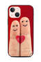 غطاء حماية لهاتف Apple iPhone 13 Mini برسومات أصابع