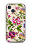 غطاء حماية لهاتف Apple iPhone 13 Mini برسومات زهور فنية