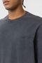 Washable Oversize Back Printed T-Shirt Black - 6