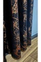 Black Bronze Foil Rustic Curtain Eyelet Ring Pipe Ring Decorative Curtain - 4