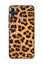 Protective Case Cover For Samsung Galaxy A11 Leopard Pattern Black & Brown