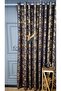 Smoked Gray Gold Foil Rustic Curtain Eyelet Ring Pipe Ring Decorative Curtain