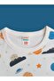 Long-Sleeved Patterned Kids Pajama Set #printedkidspajamas #laundrygarden #galaxypatternpajamas - 6