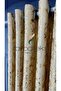 Cream Gold Foil Rustic Curtain Eyelet Ring Pipe Ring Decorative Curtain - 4