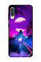 Protective Case Cover For Samsung Galaxy A30s Biker Leaving Moon Behind