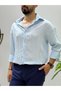 Men's New Season Long Sleeve Shirt Regular Fit Does Not Sweat and Does Not Show Belly - 3