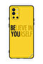 Protective Case Cover For OnePlus 9R Beleive In Yourself Yellow