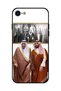 غطاء حماية لهاتف آيفون SE 2020 الملك سلمان وولي العهد يتحدثان أثناء المشي