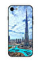غطاء حماية لهاتف iPhone SE 2020 - برج خليفة - غيوم تلامس السحاب