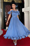 Chiffon Fabric Ruffle Detail Midi Dress - INDIGO BLUE - 2