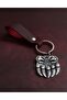 Bear Claw Symbol Keychain Hand Made Real Leather Keychain - 2